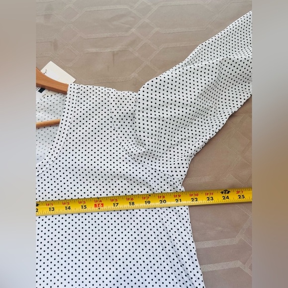 NWT Heart’s Desire Cotton Shannon Polka Dot Tunic Top with Ruffle Hem Size S - Picture 5 of 6
